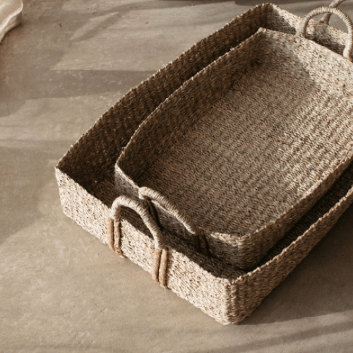 Seagrass Rectangular Trays