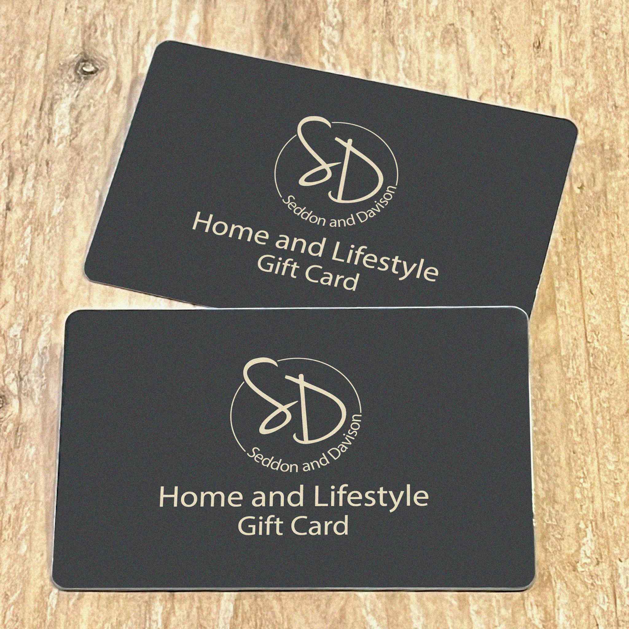 Seddon and Davison Gift Card