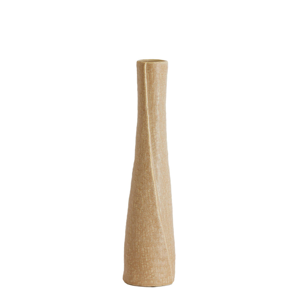 Setimmo Tall Ceramic Vase in Oatmeal - Two Sizes