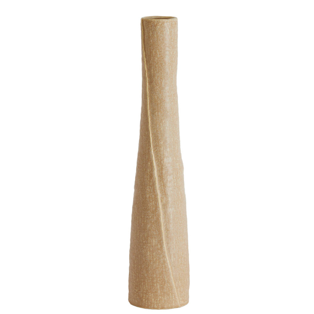 Setimmo Tall Ceramic Vase in Oatmeal - Two Sizes