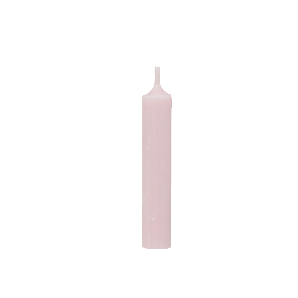 Powderpinkshortdinnercandle