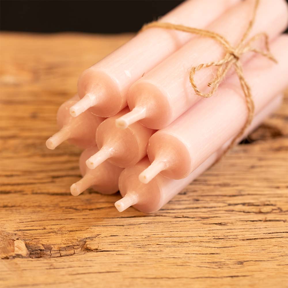 Short Dinner Candle - Powder Pink