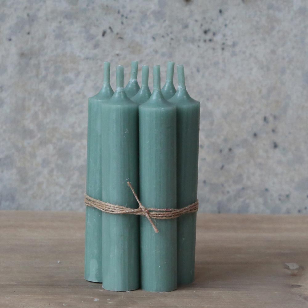Short Dinner Candle - Verte