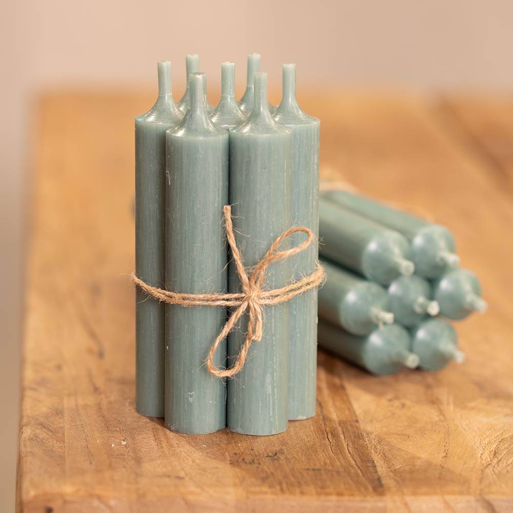 Short Dinner Candle - Verte