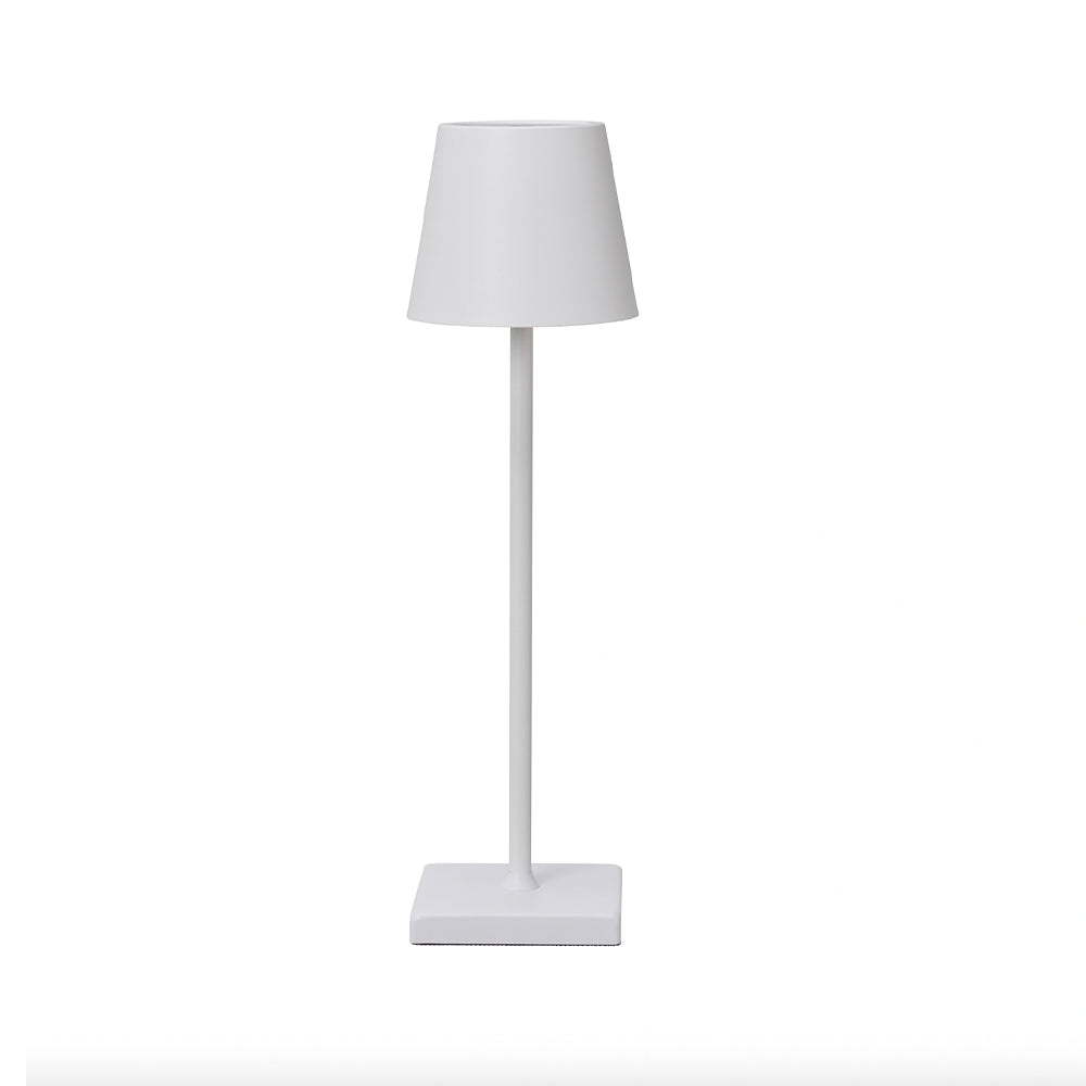 Siena LED Table Lamp – modern rechargeable LED lamp in white finish