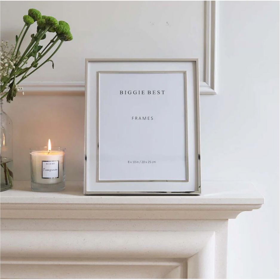 Double Border Silver Photo Frame
- 8 x 10 Inches