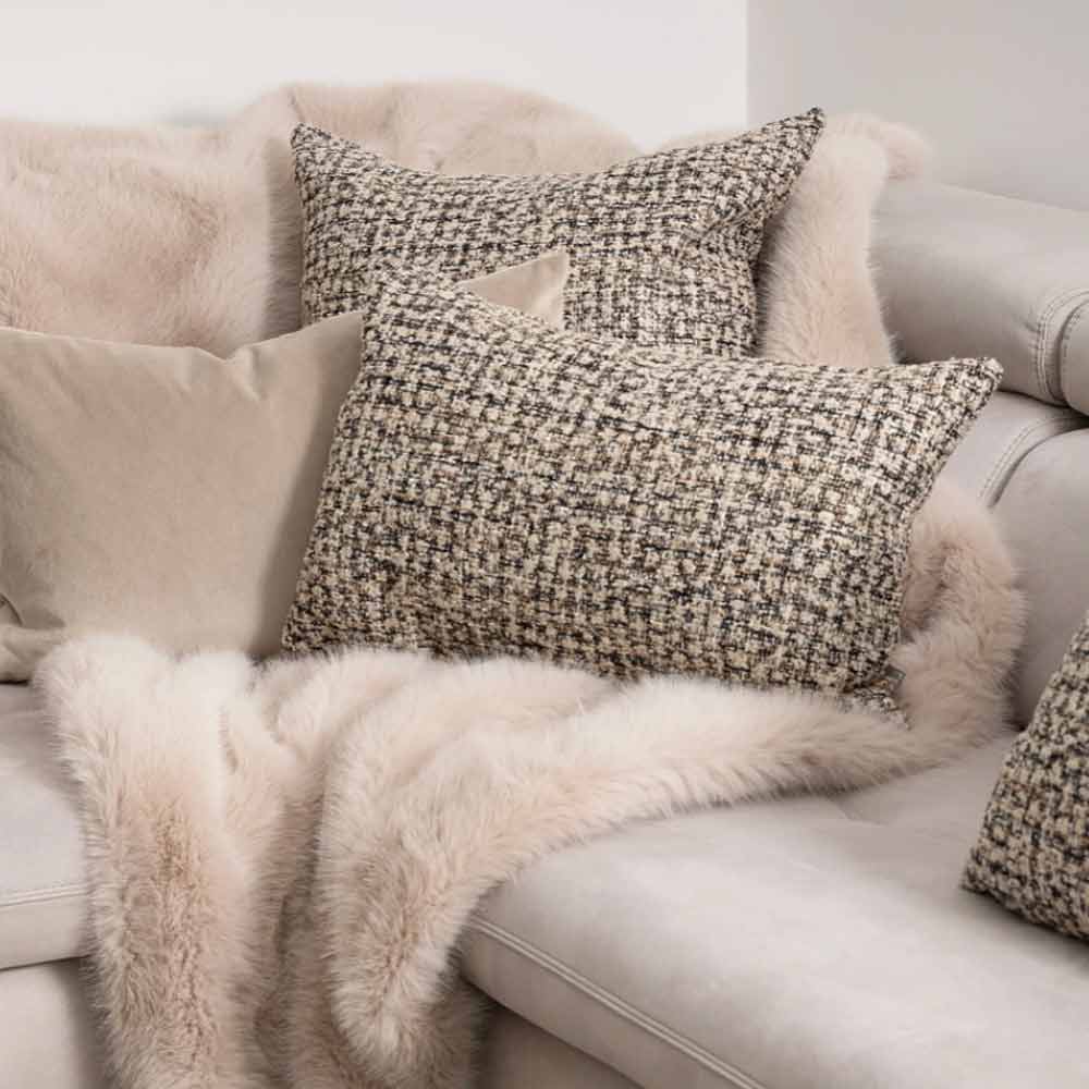 Sloane Mink Faux Fur Throw