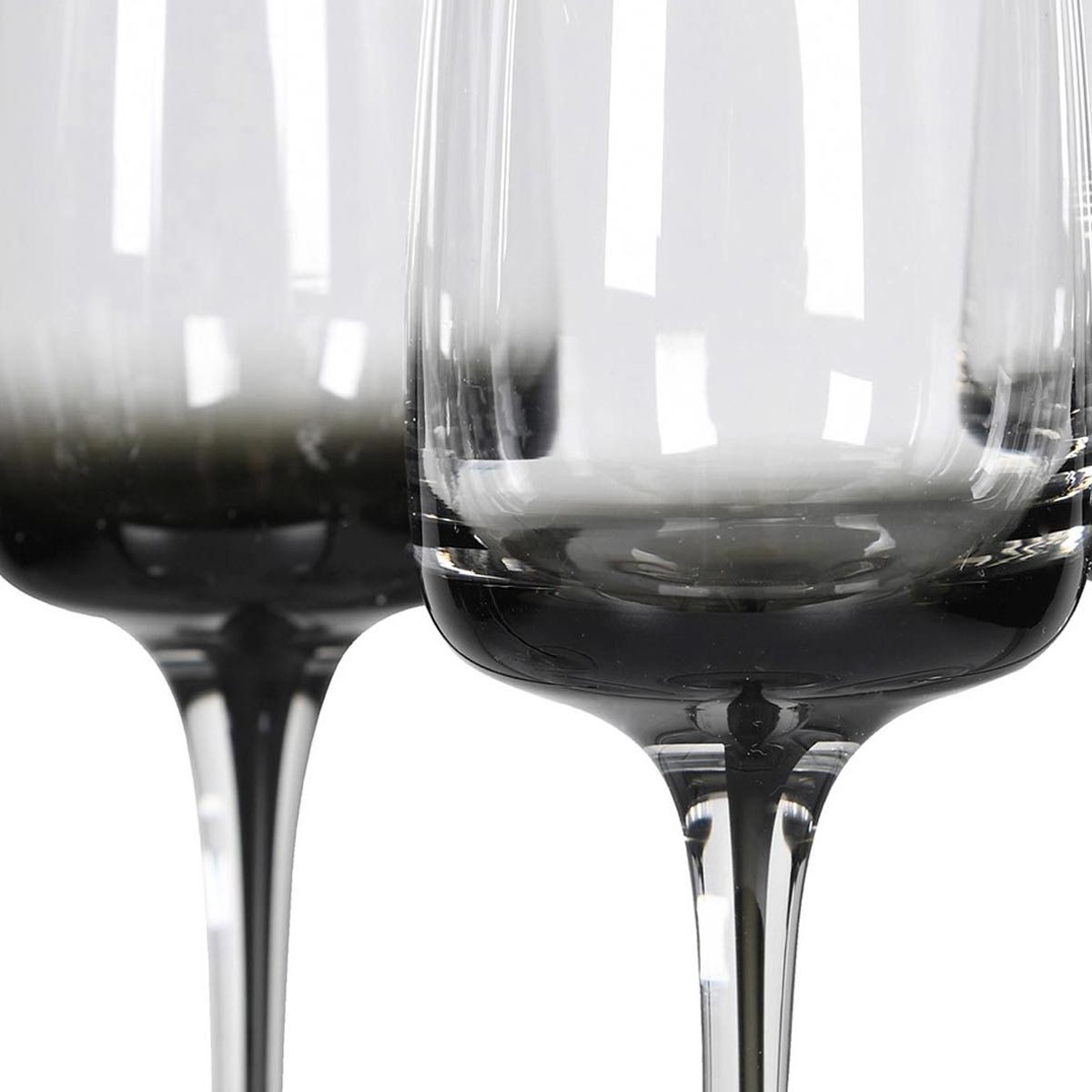 Smoke Glass Champagne Flute