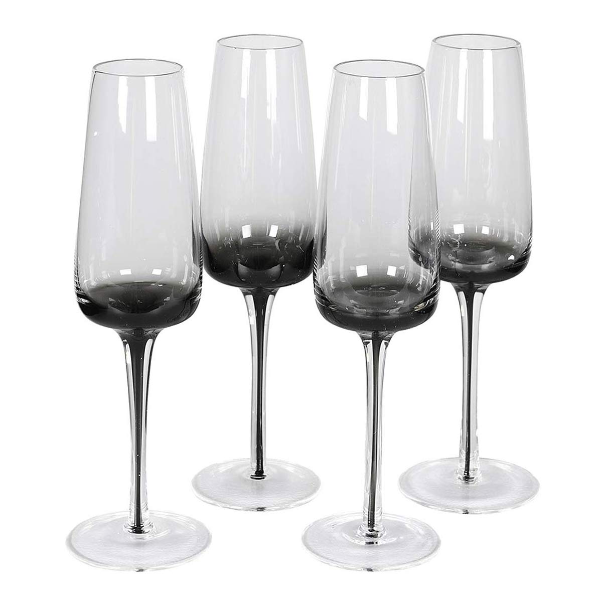 Smoke Glass Champagne Flute