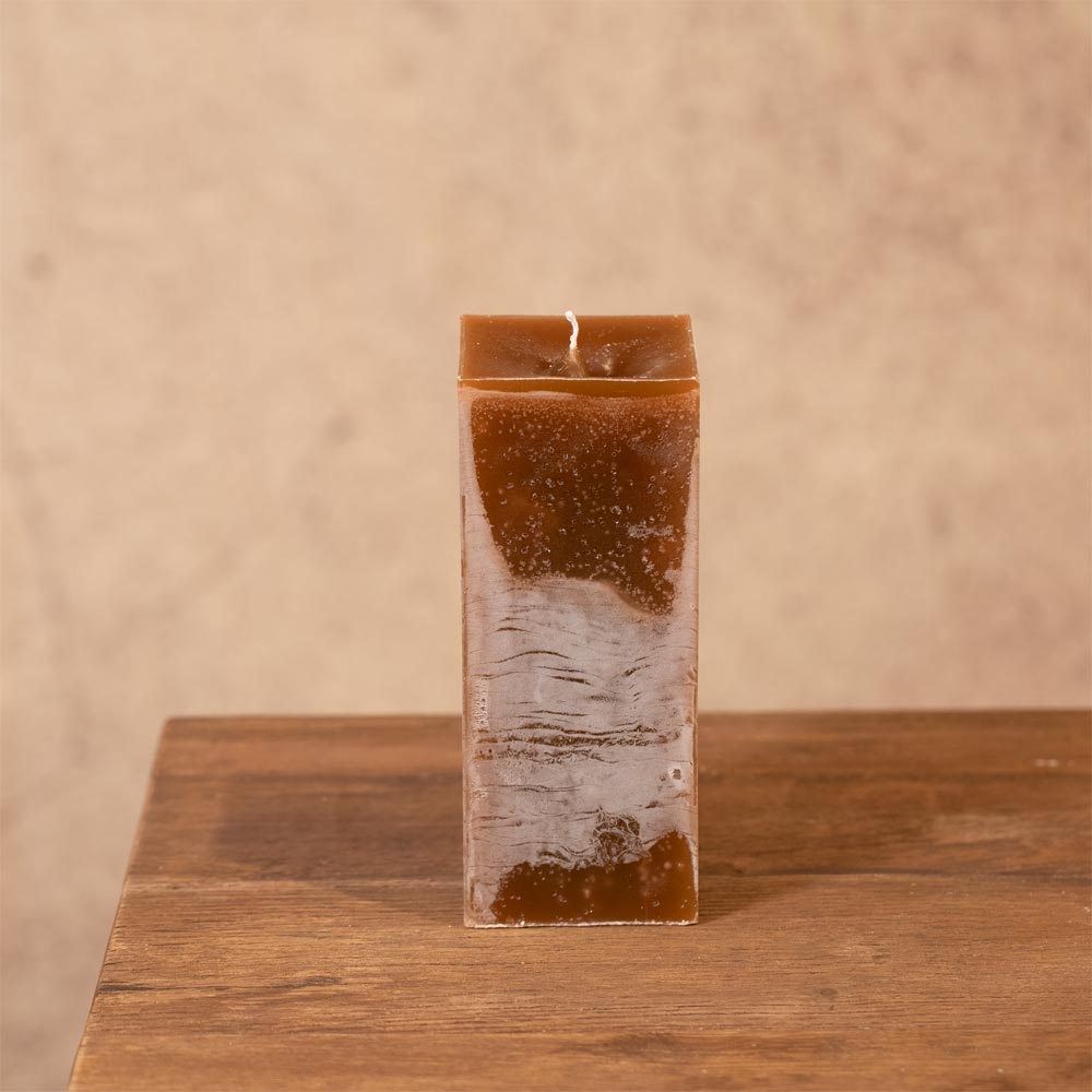 Square Candle - Chocolate