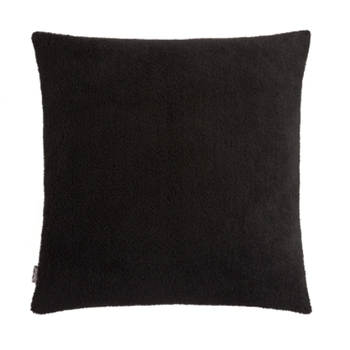 Square Cushion - Sherpa - Black