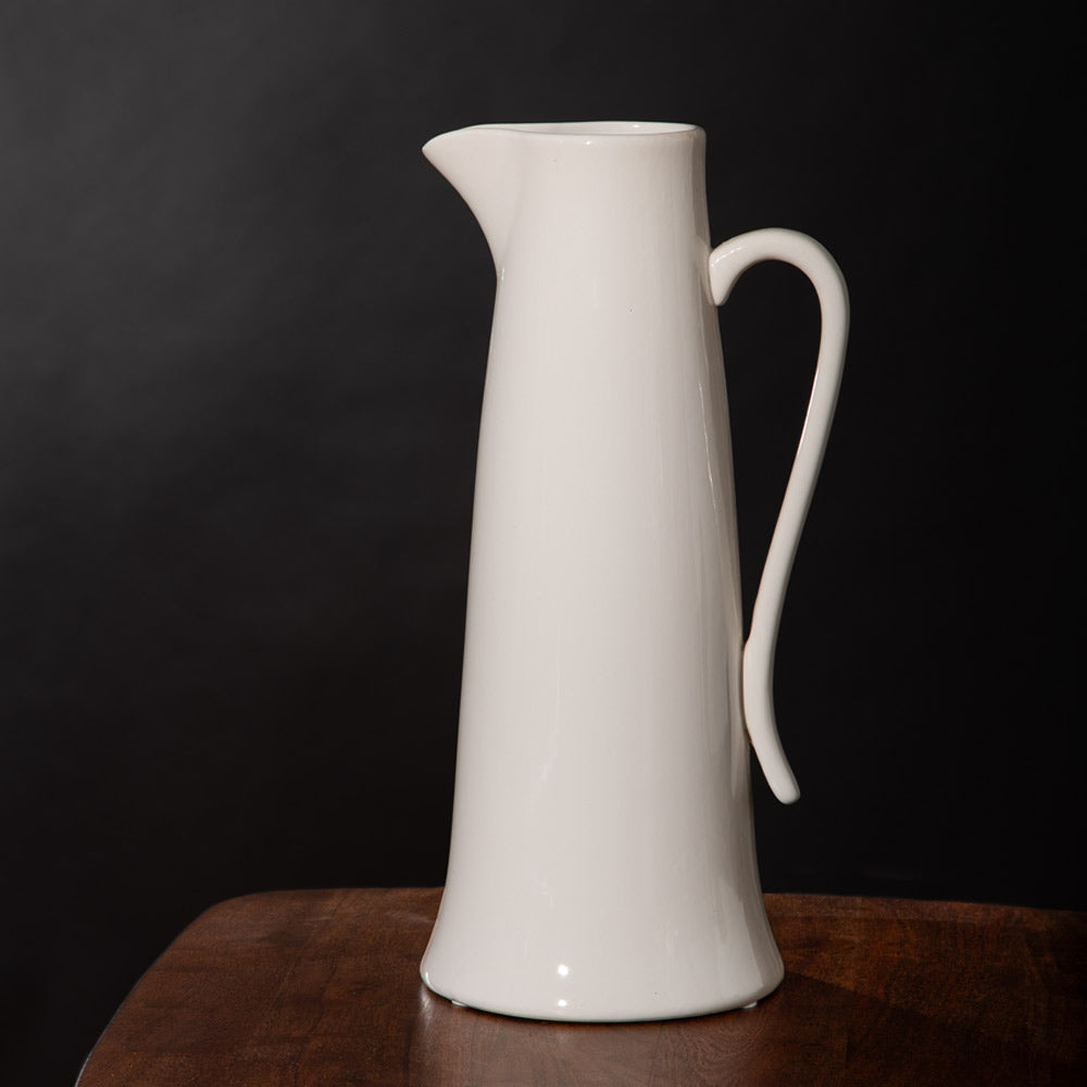 Tall Ivory Jug