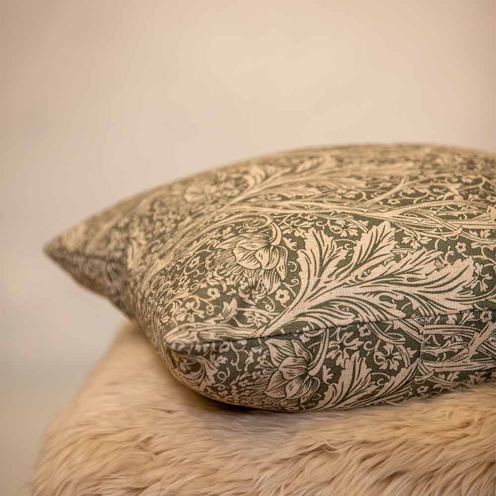 Tanglewood Patterned Cushion - Dark Green