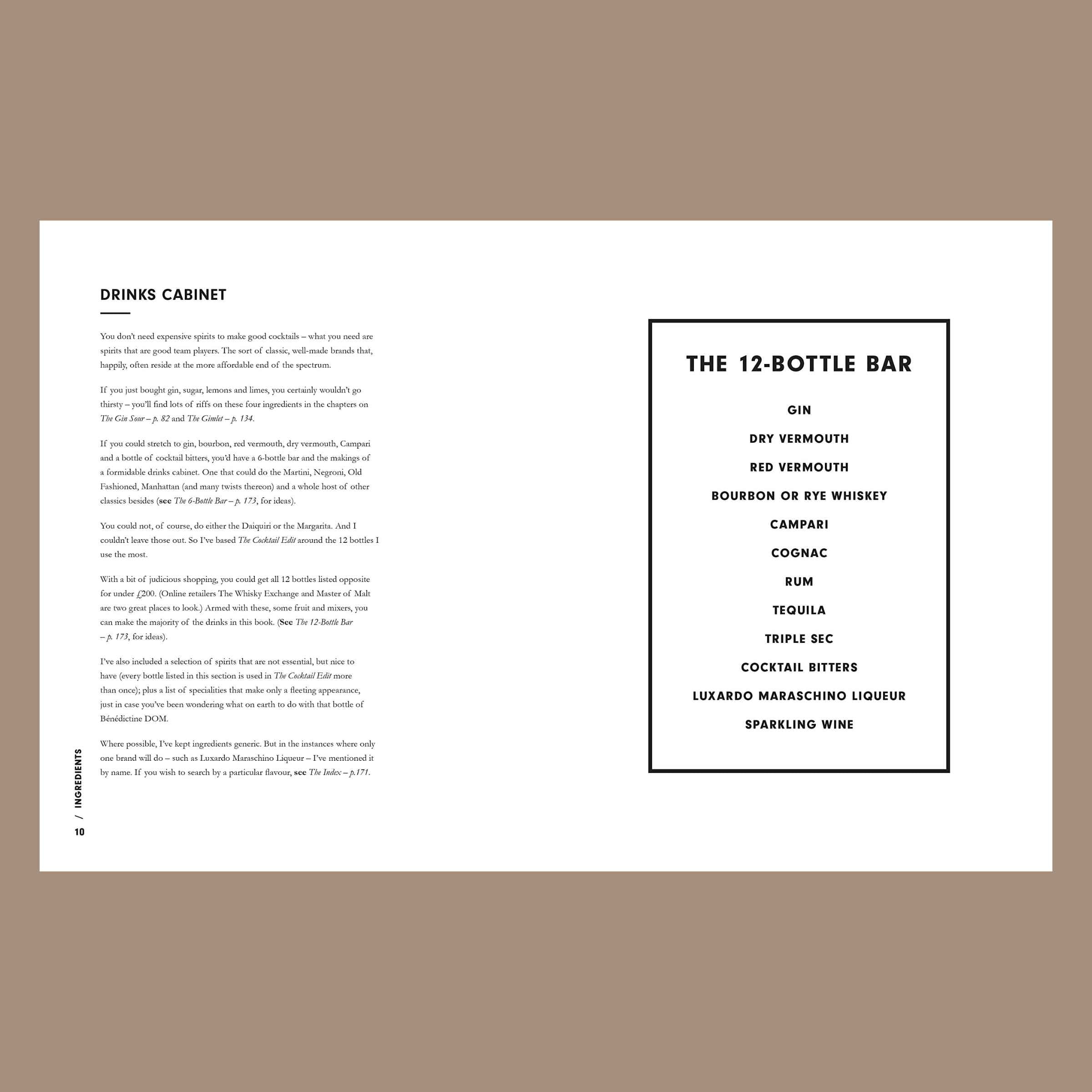 The Cocktail Edit - The 12 Bottle Bar