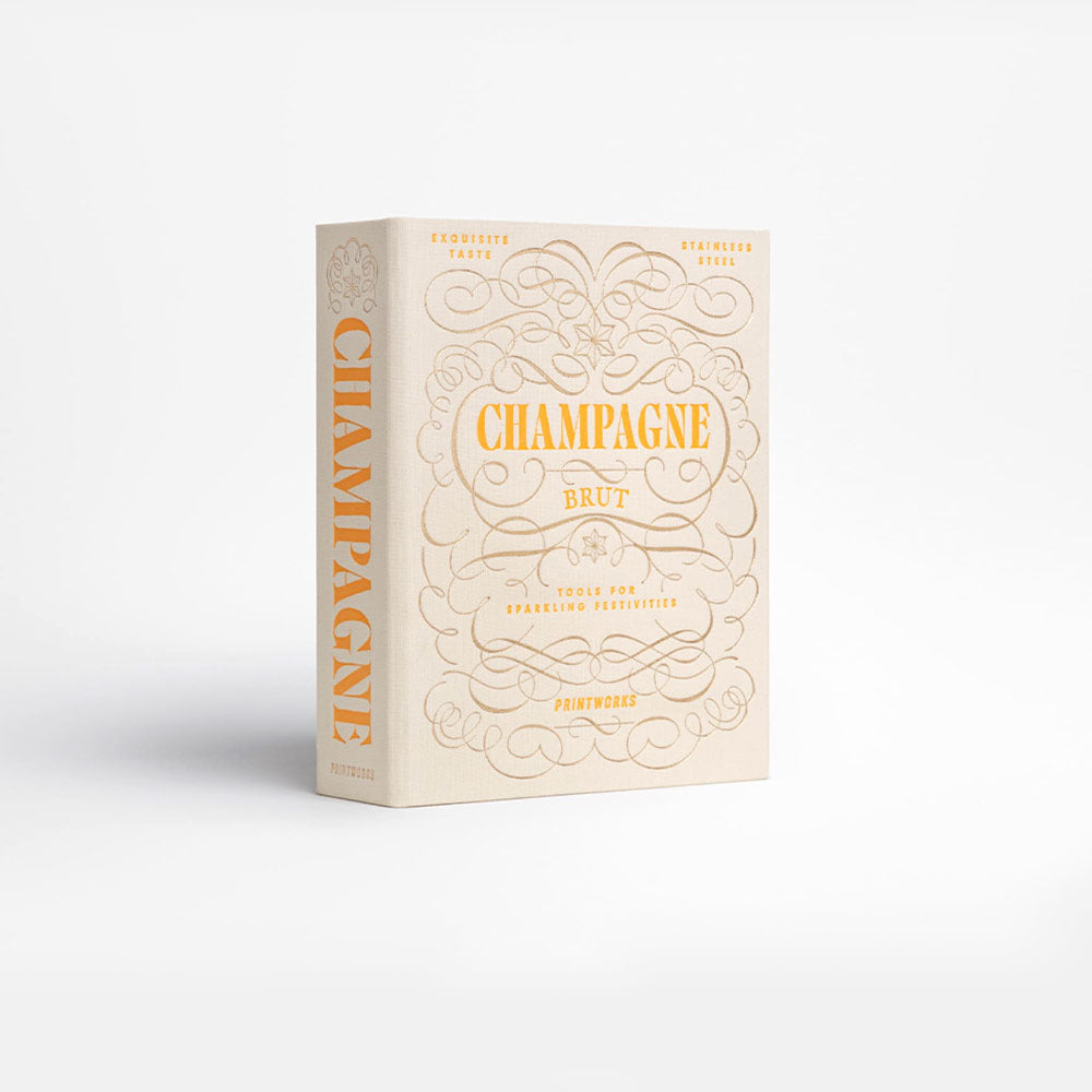 Champagne Gift box for The Essentials - Champagne Tools Gift Set on a white background