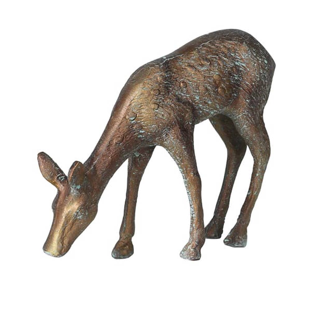 Bronze Theo Grazing Sculpture on a white background