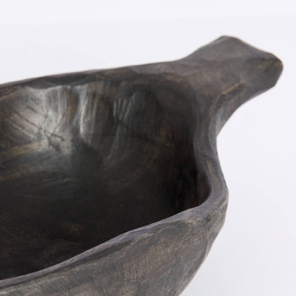 Uvita Dark Brown Wooden Dish