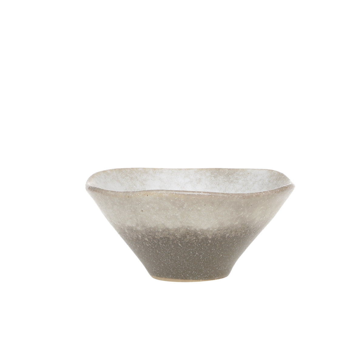 Valence Porcelain Dip Bowl in Walnut with modern rustic finish