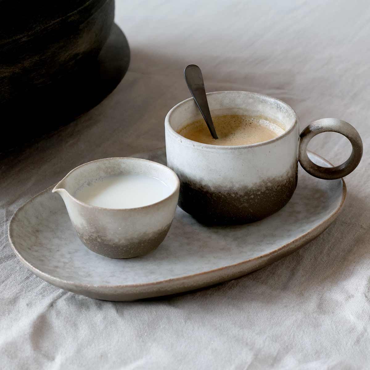 Valence Serving Plate in Walnut