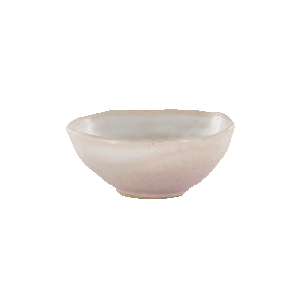 Valence Small Bowl in Dusty Rose on a white background