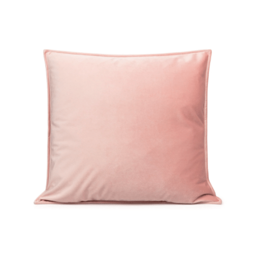 Velvet Square Cushion - Dusky Pink