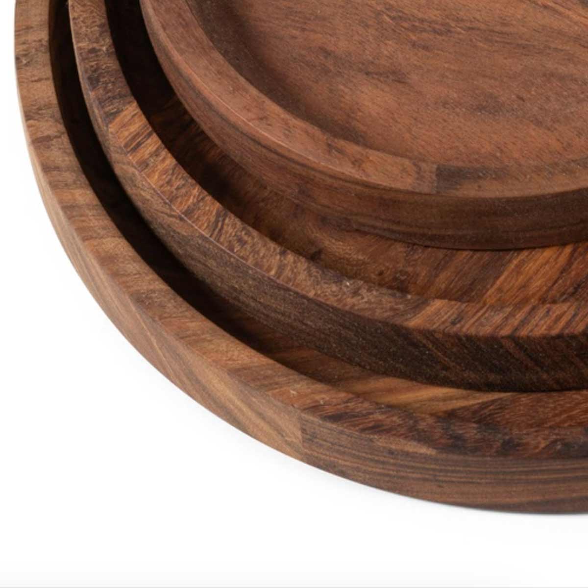 Wooden Round Tray