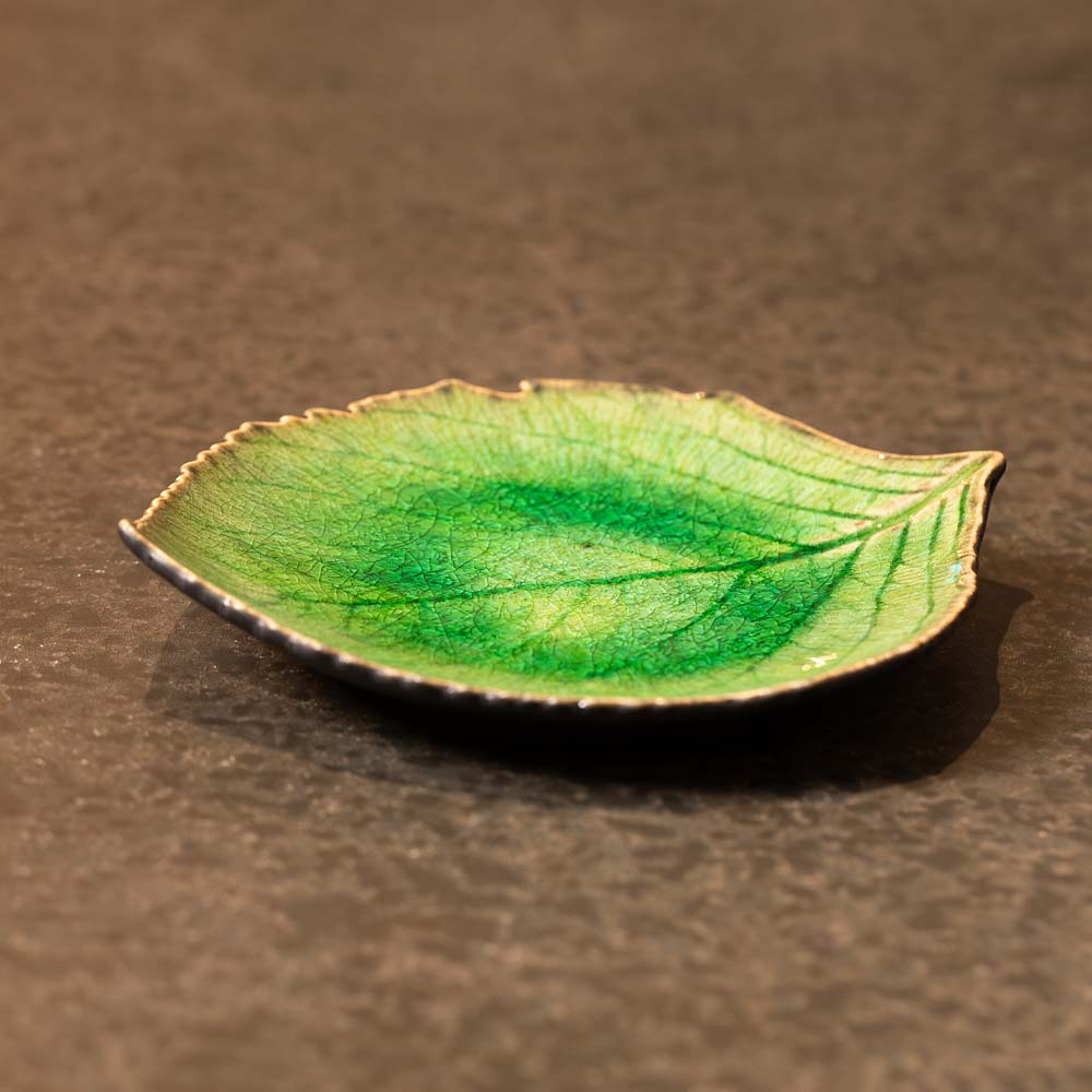 Riviera Collection - Tomate Hydrangea Leaf Plate - Small