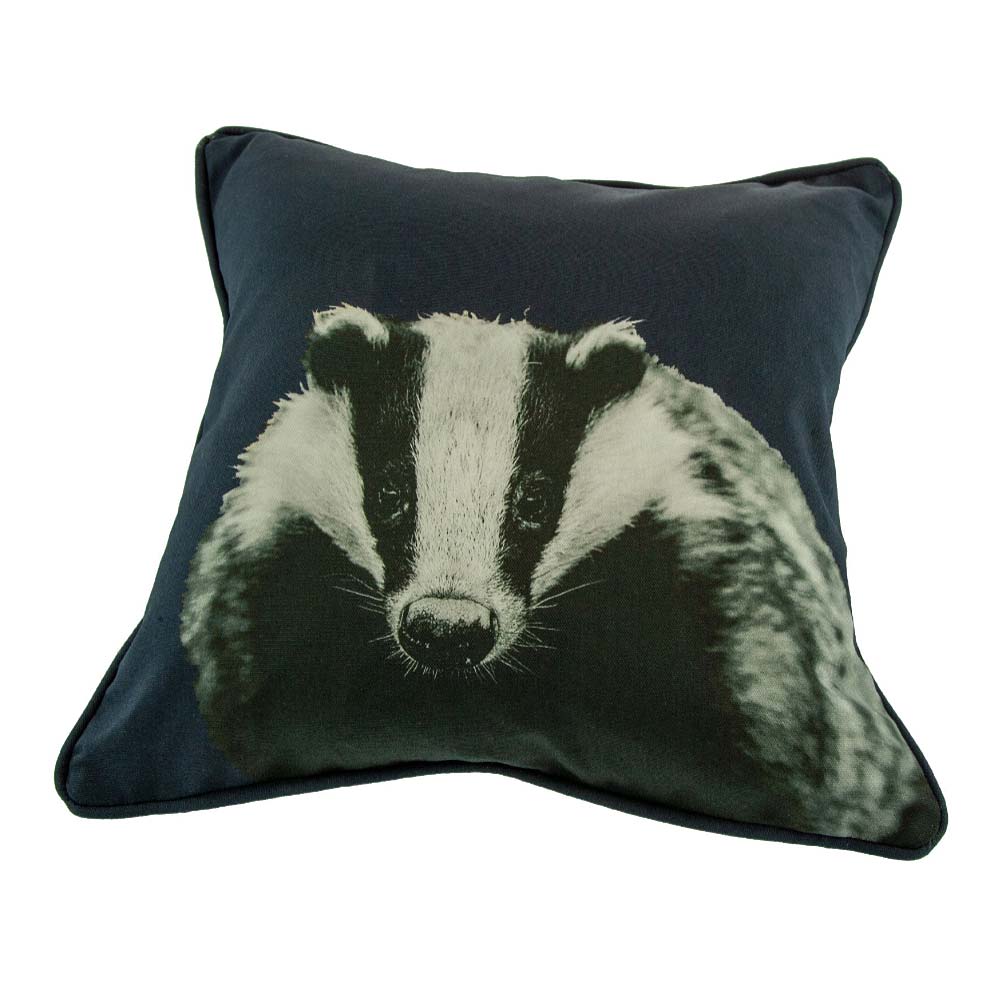 Badger Cushion - Blackberry