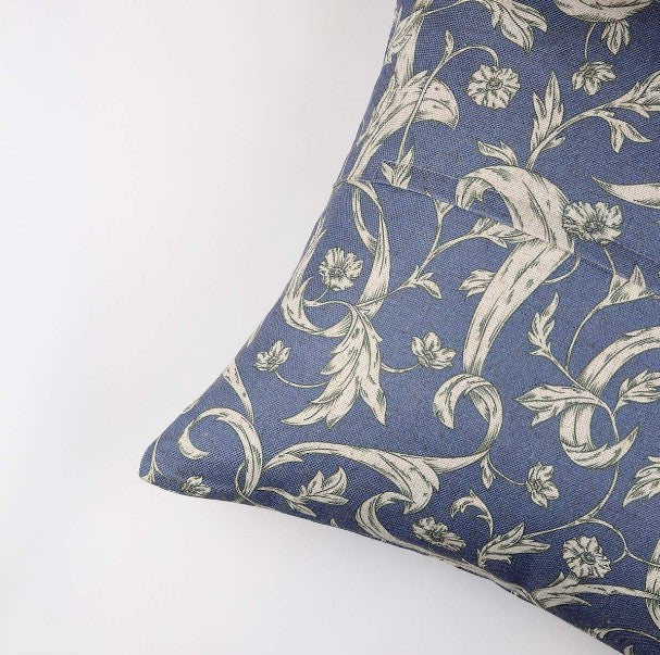 Dinglewood Navy Cushion - reverse