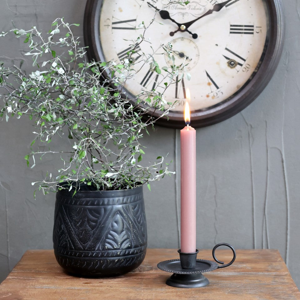 Dinner candles - taupe