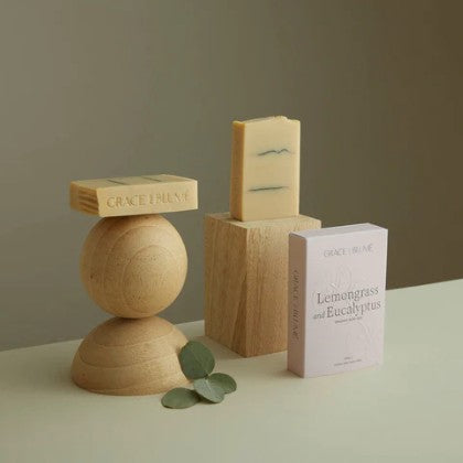 Grace and Blume Organic Soap Bar - Lemongrass and Eucalyptus