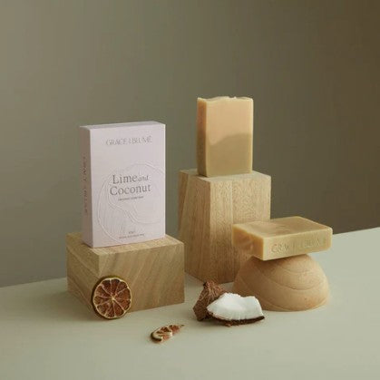 Grace and Blume Organic Soap Bar - lime and coconut