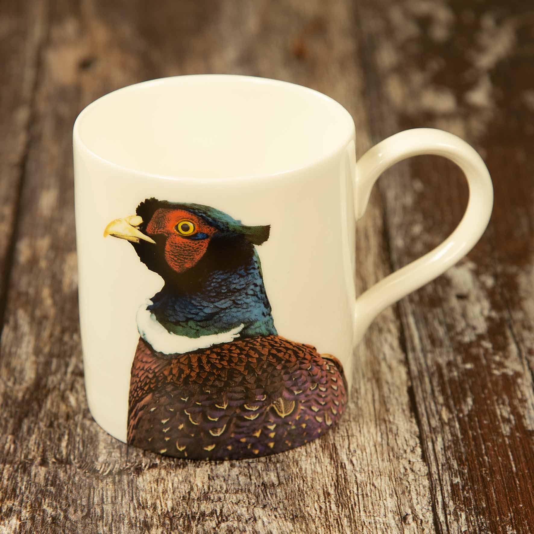 Pheasant Fine Bone China Mug - Colour