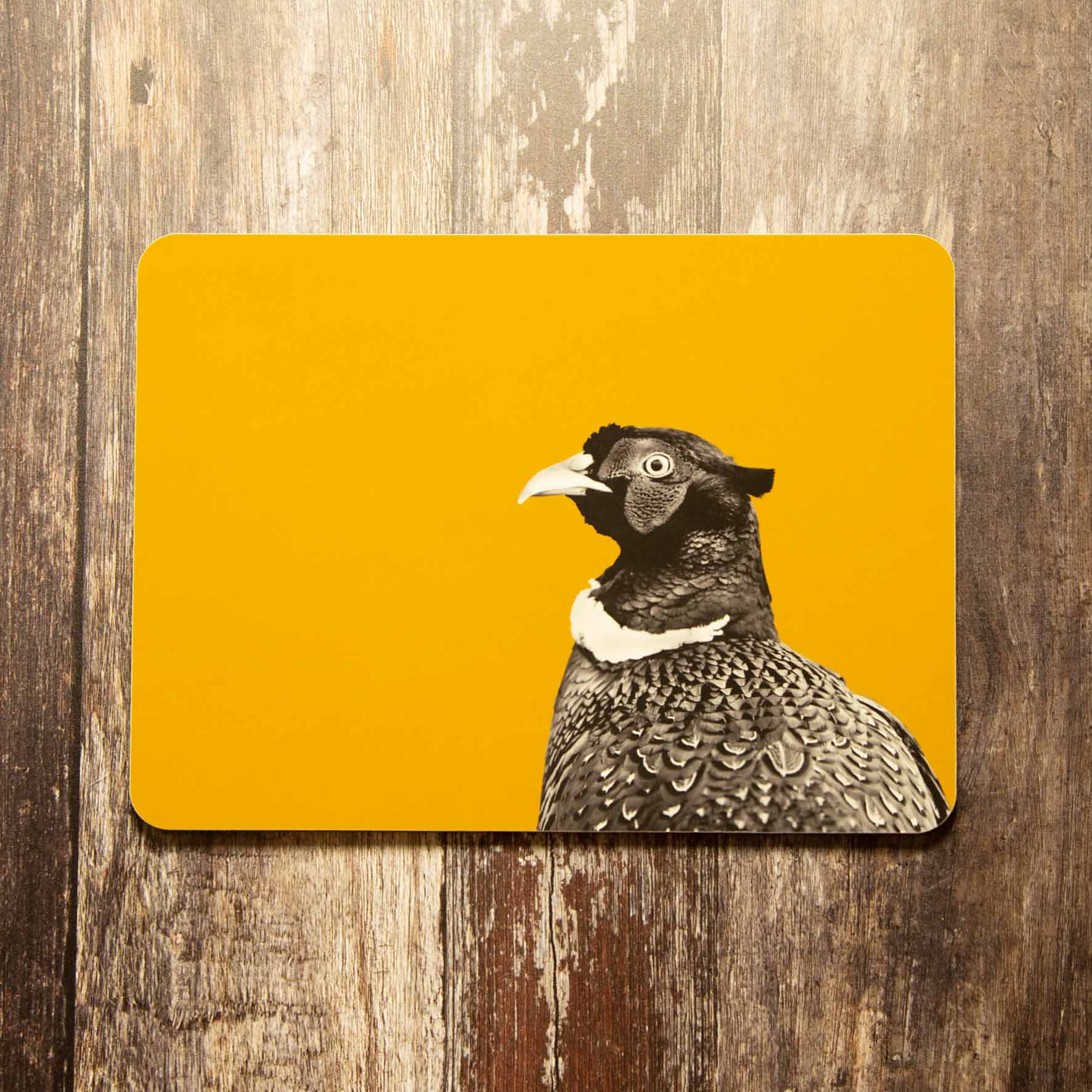 Pheasant Placemat - Mustard