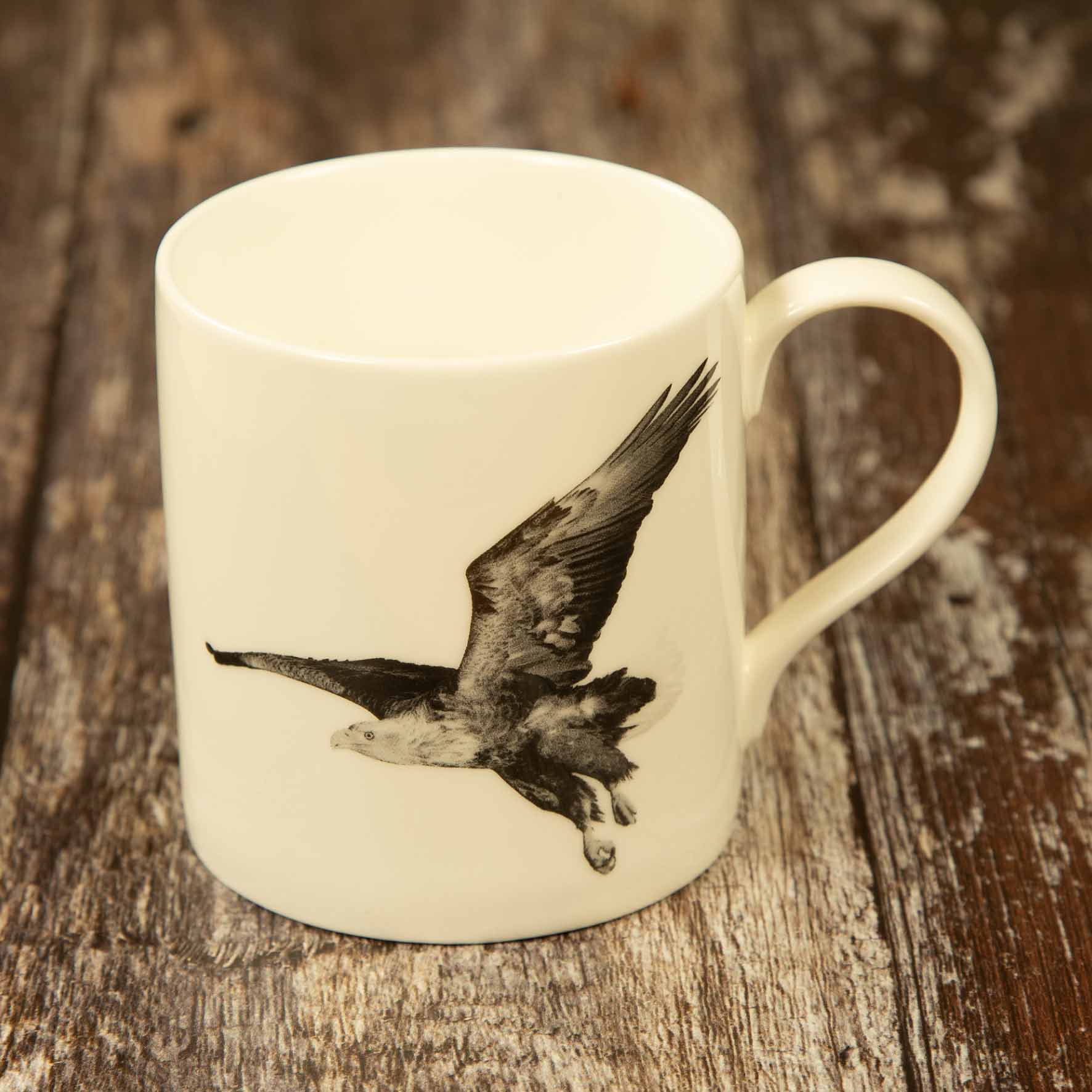 Sea Eagle Fine Bone China Mug - White
