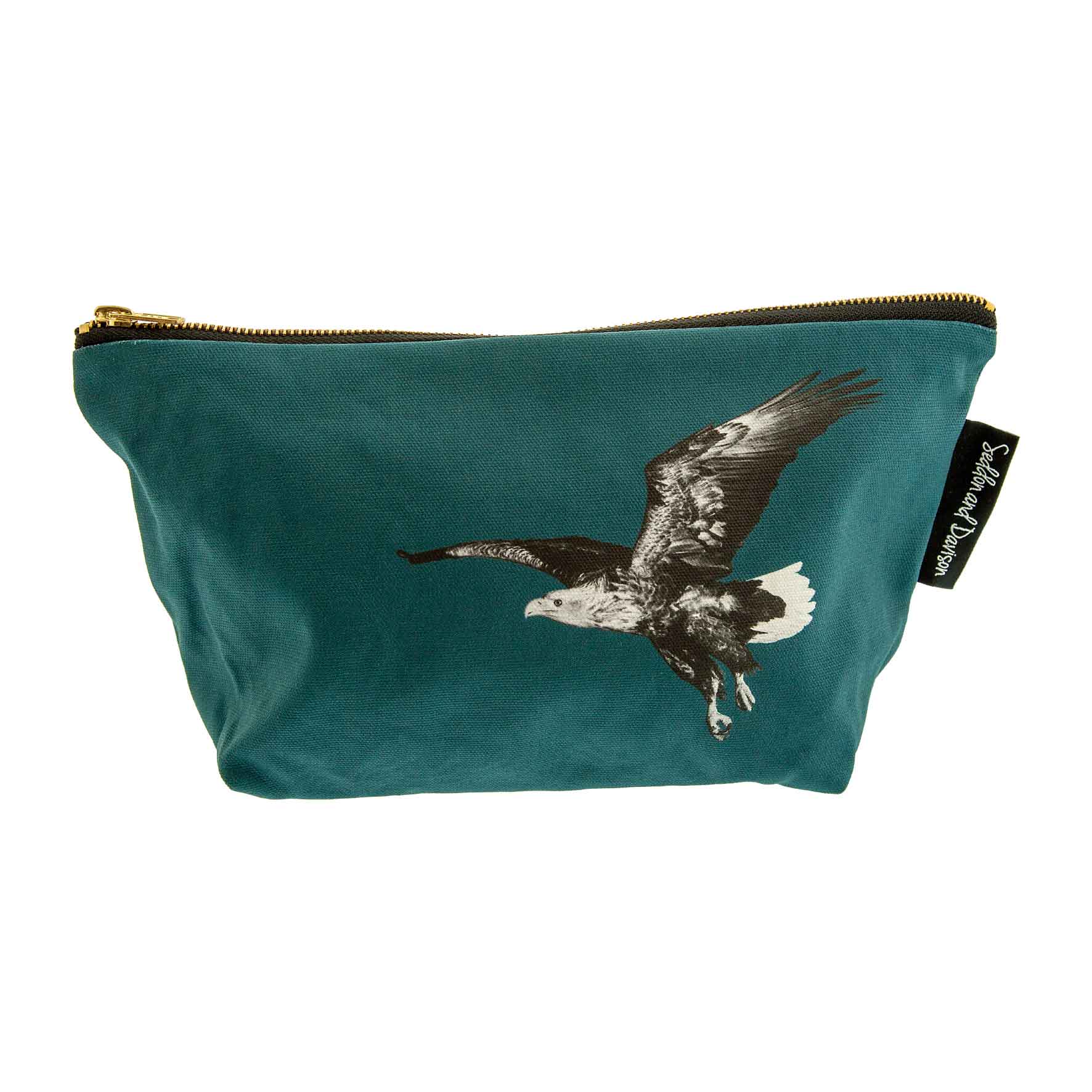 Sea Eagle wash bag - teal green