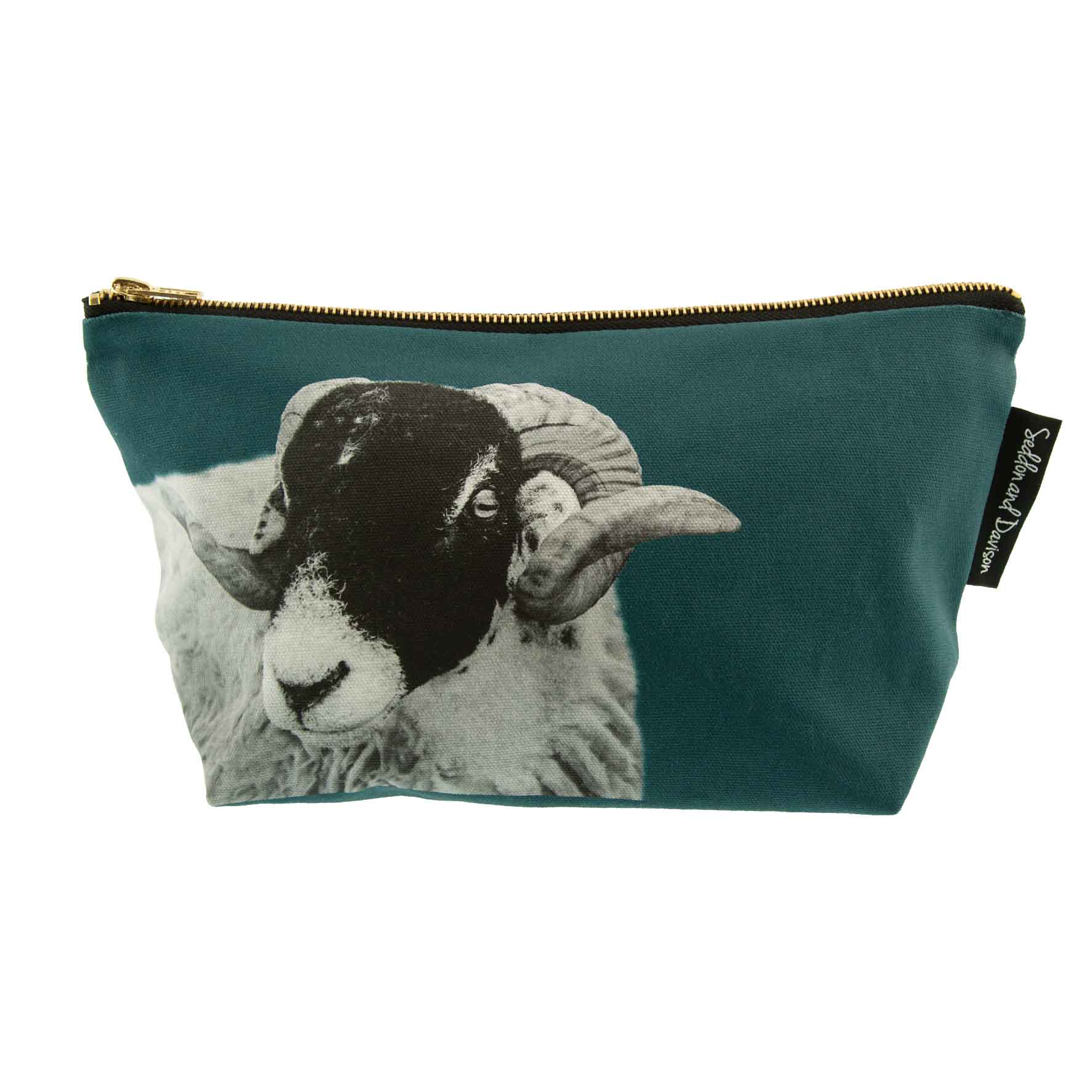 Swaledale Sheep Wash Bag - Teal Green