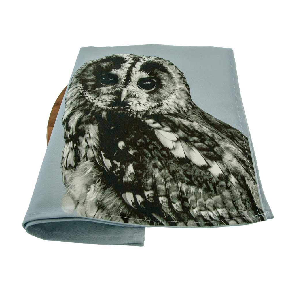 Tawny Owl Tea Towel