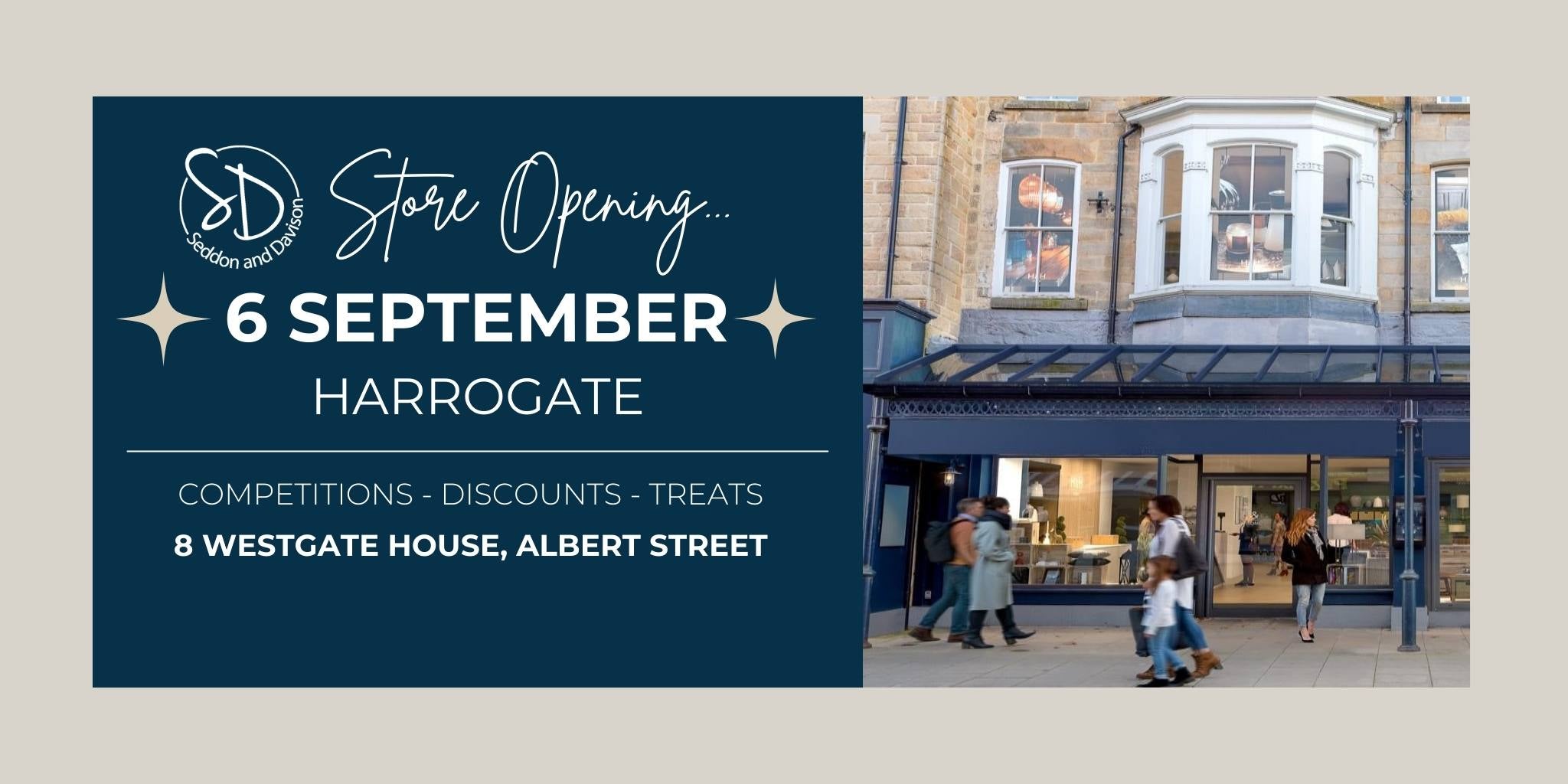 Doors Open in Harrogate – Join Us Saturday 6 September