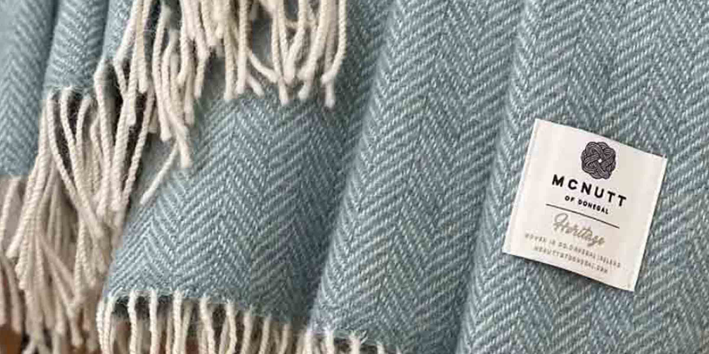McNutt of Donegal Lambswool Blanket