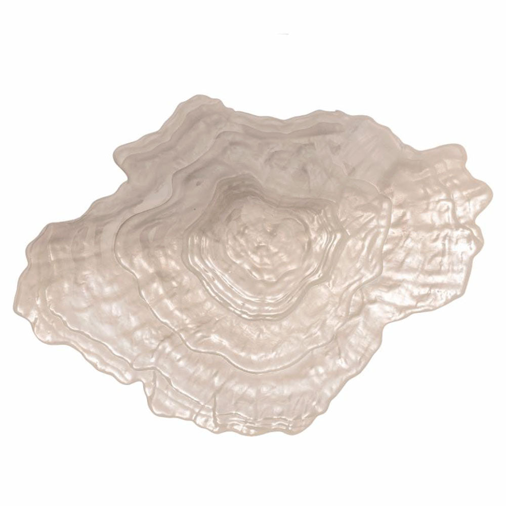 Aiku Decorative Glass Bowl - Natural
