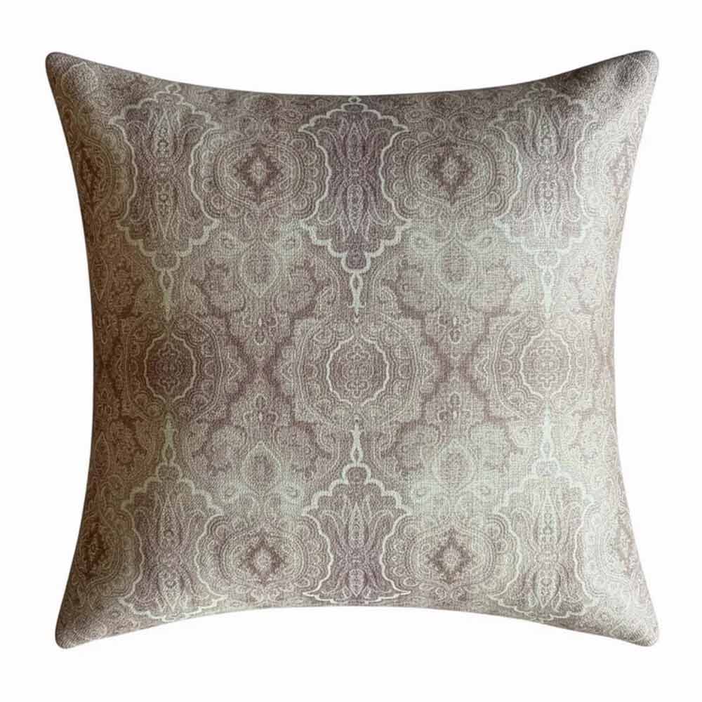 Anna Patterned Cushion in Rust