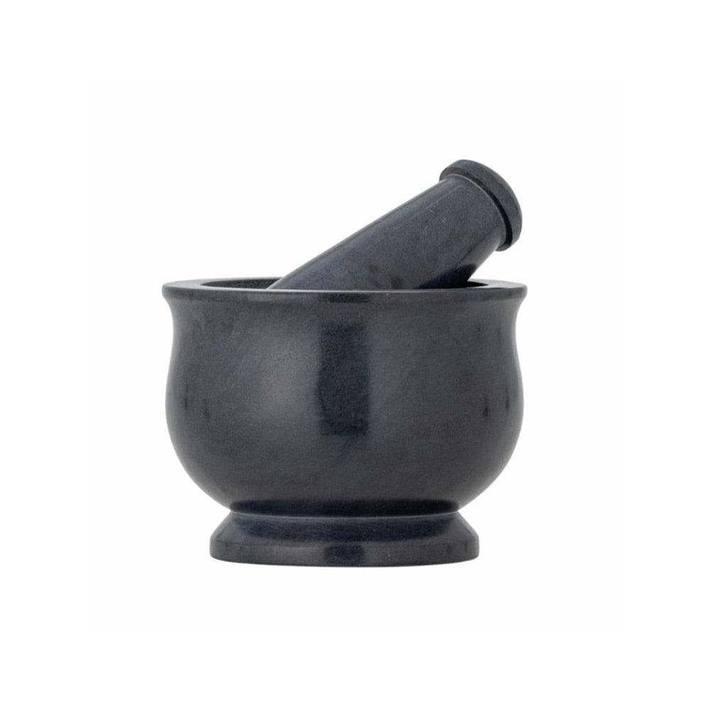 Aprilla Pestle and Mortar - Soapstone - Grey