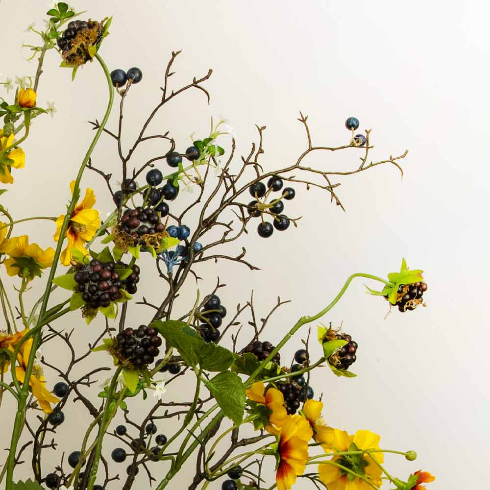 Artificial Wild Blackberry Spray