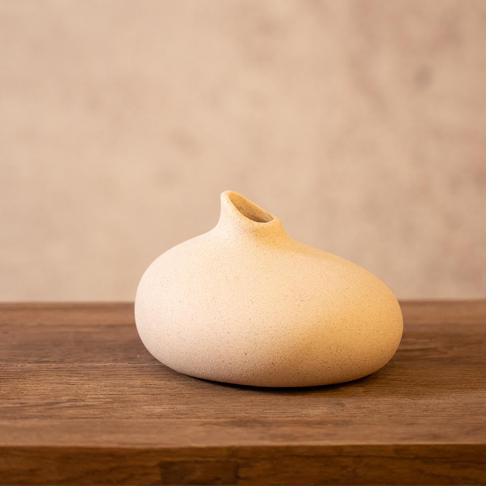Assaga Sand Ceramic Vase