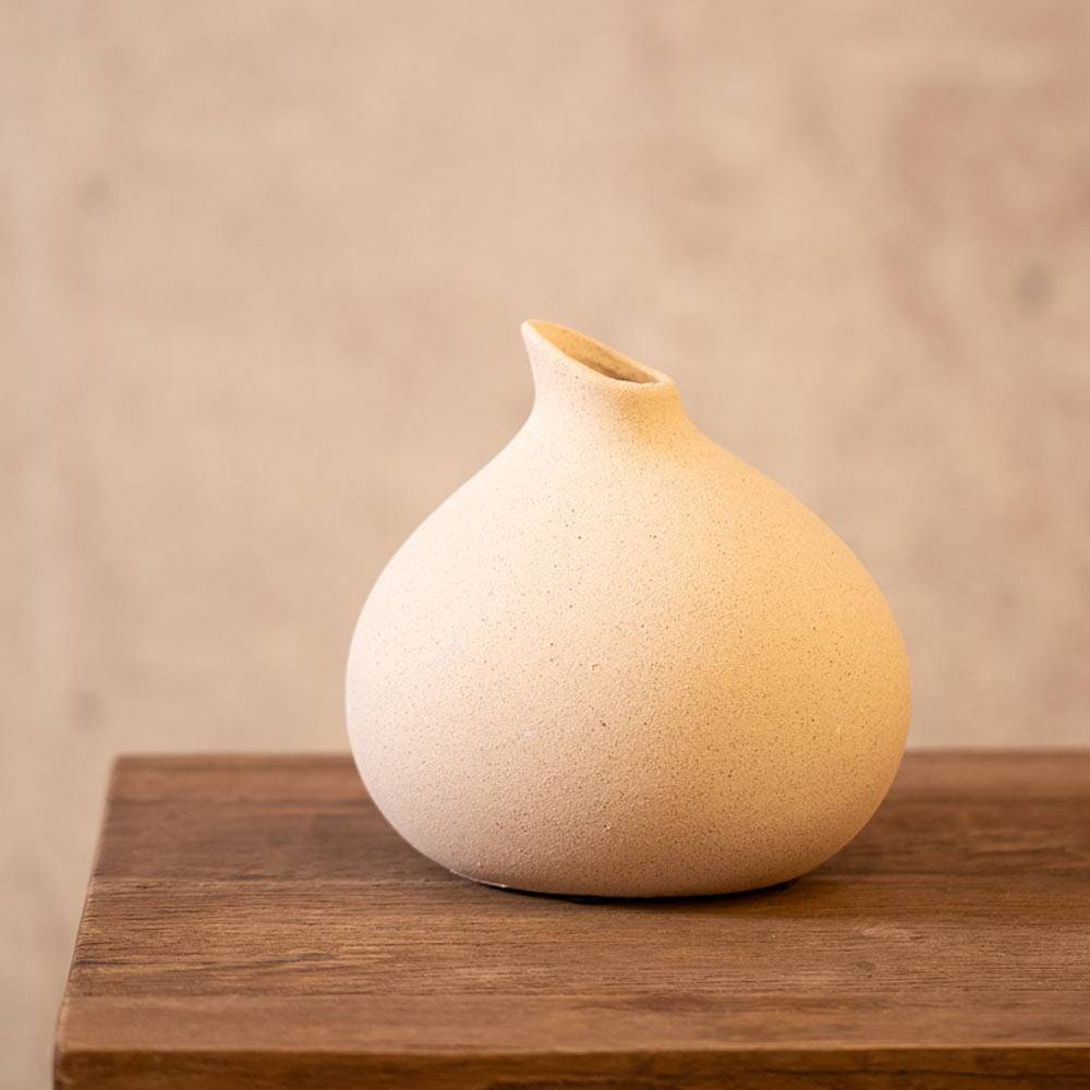 Assaga Sand Ceramic Vase