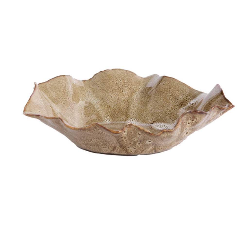 Banda Ceramic Dish In Truffle