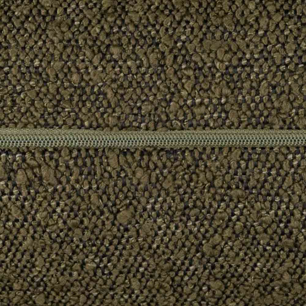 Benbulbin Green Boucle Cushion - Large Square