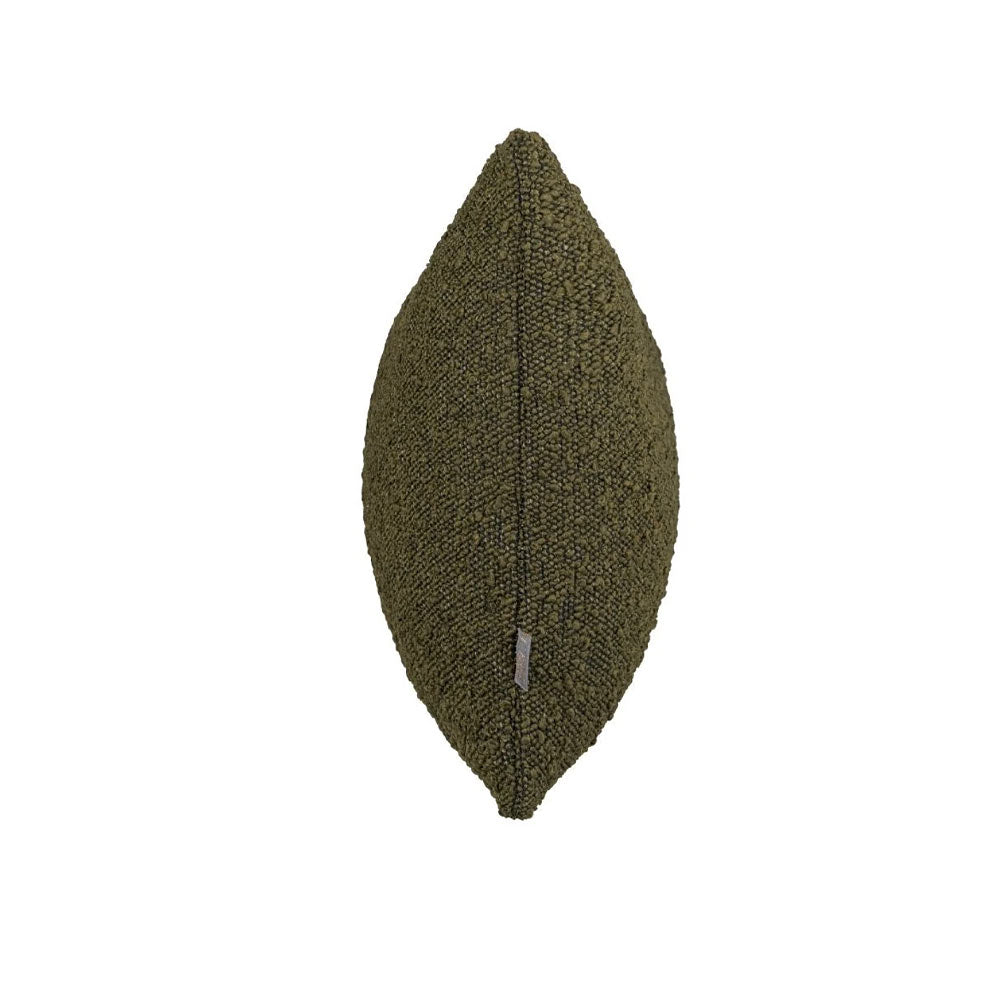 Benbulbin Green Boucle Cushion - Oblong