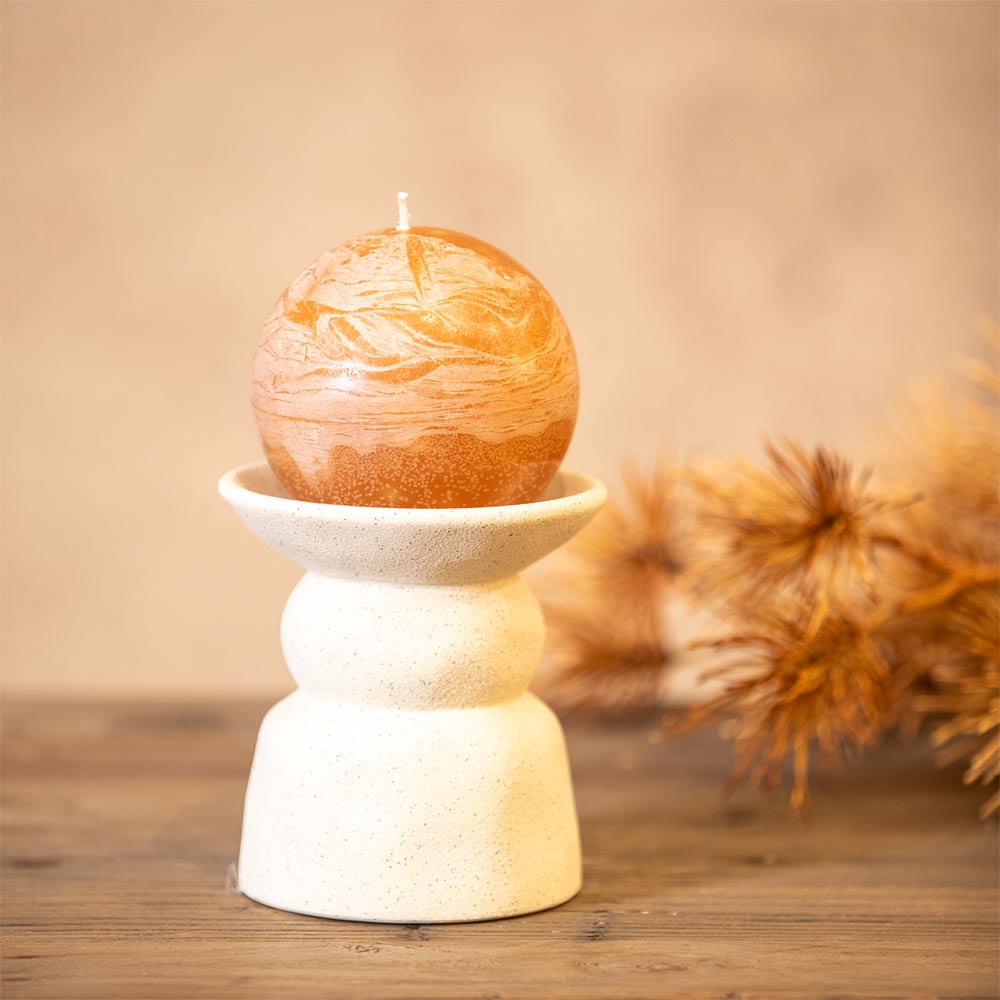 Bolo Sphere Candle - Camel